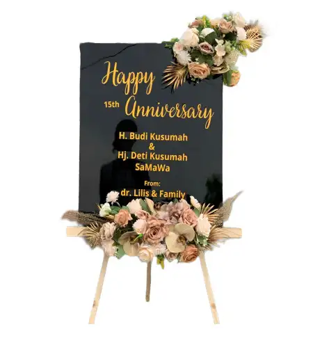 Papan Bunga Akrilik Landih