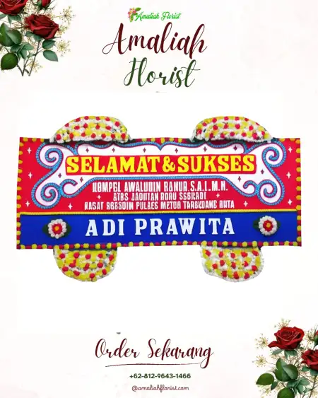 Papan Bunga Ucapan Selamat Landih